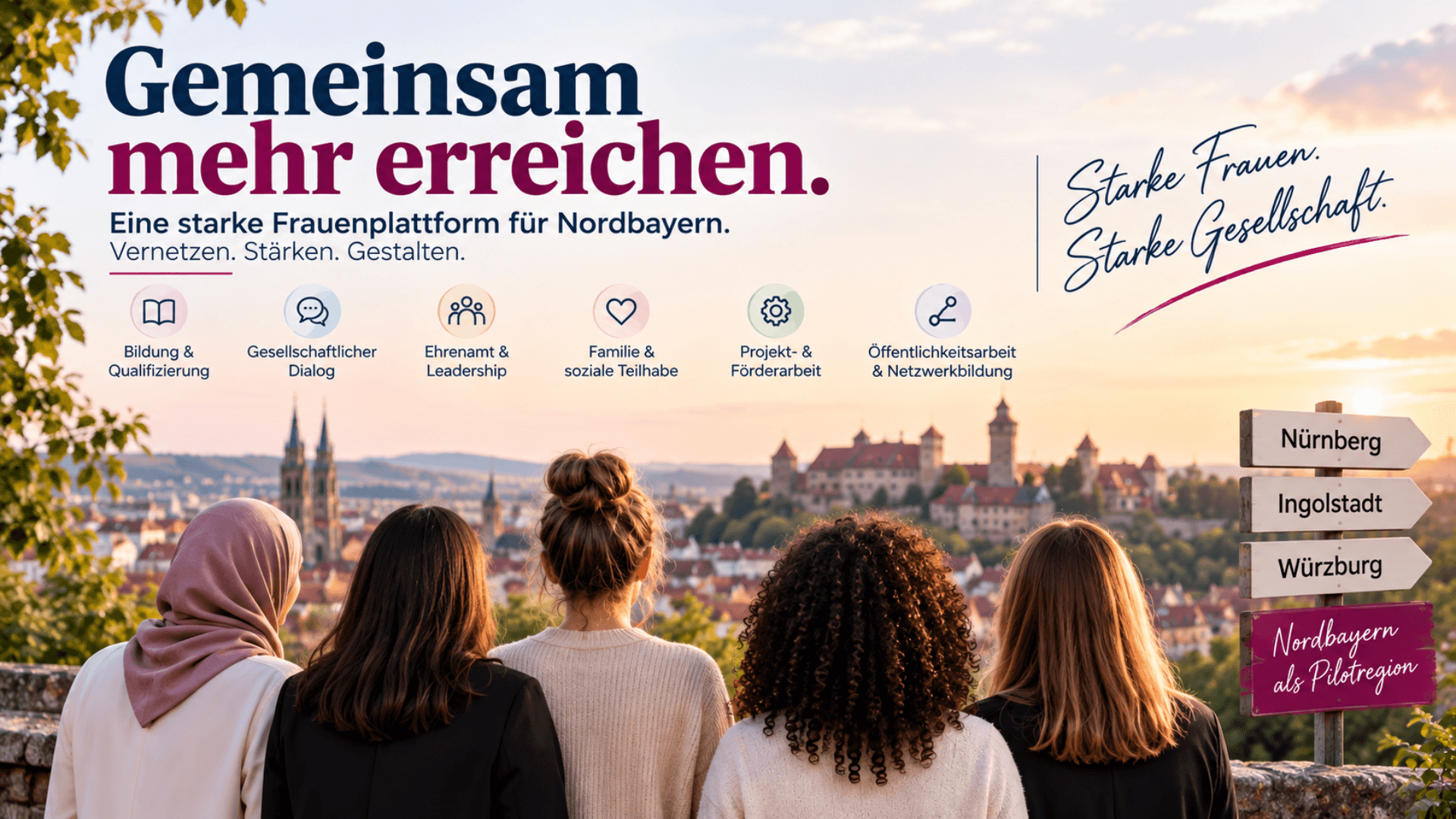 Frauen stärken, Strukturen schaffen: Neue Frauenplattform für Nordbayern entsteht
